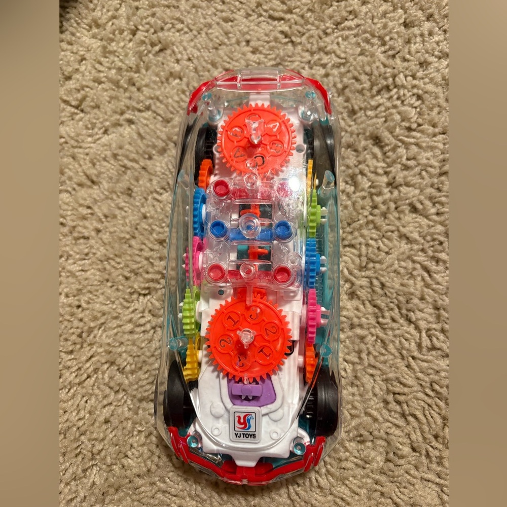 Colorful Gear Car for Kids with sound